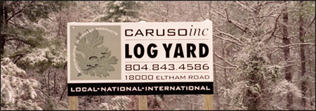 Log Yard Sign