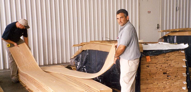 Grading Our White Oak Veneer