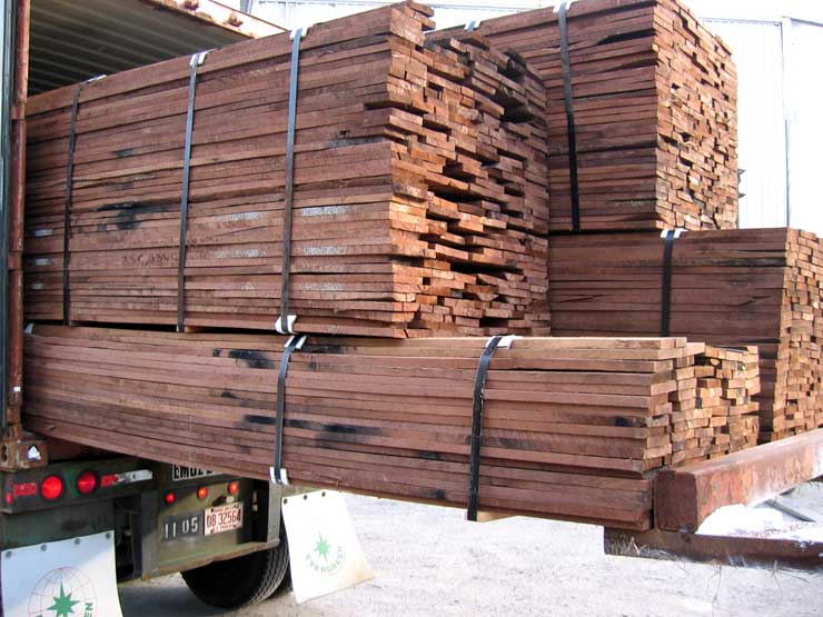 1-Inch Walnut Shipment to China